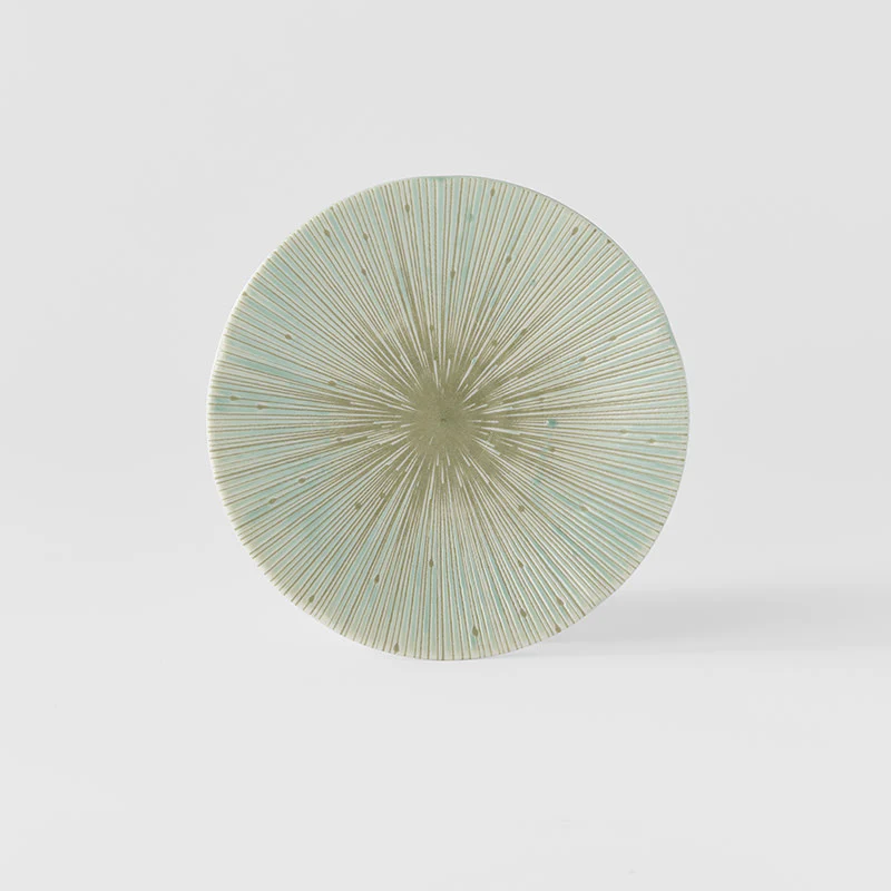 Ice Drift green tapas plate 16cm