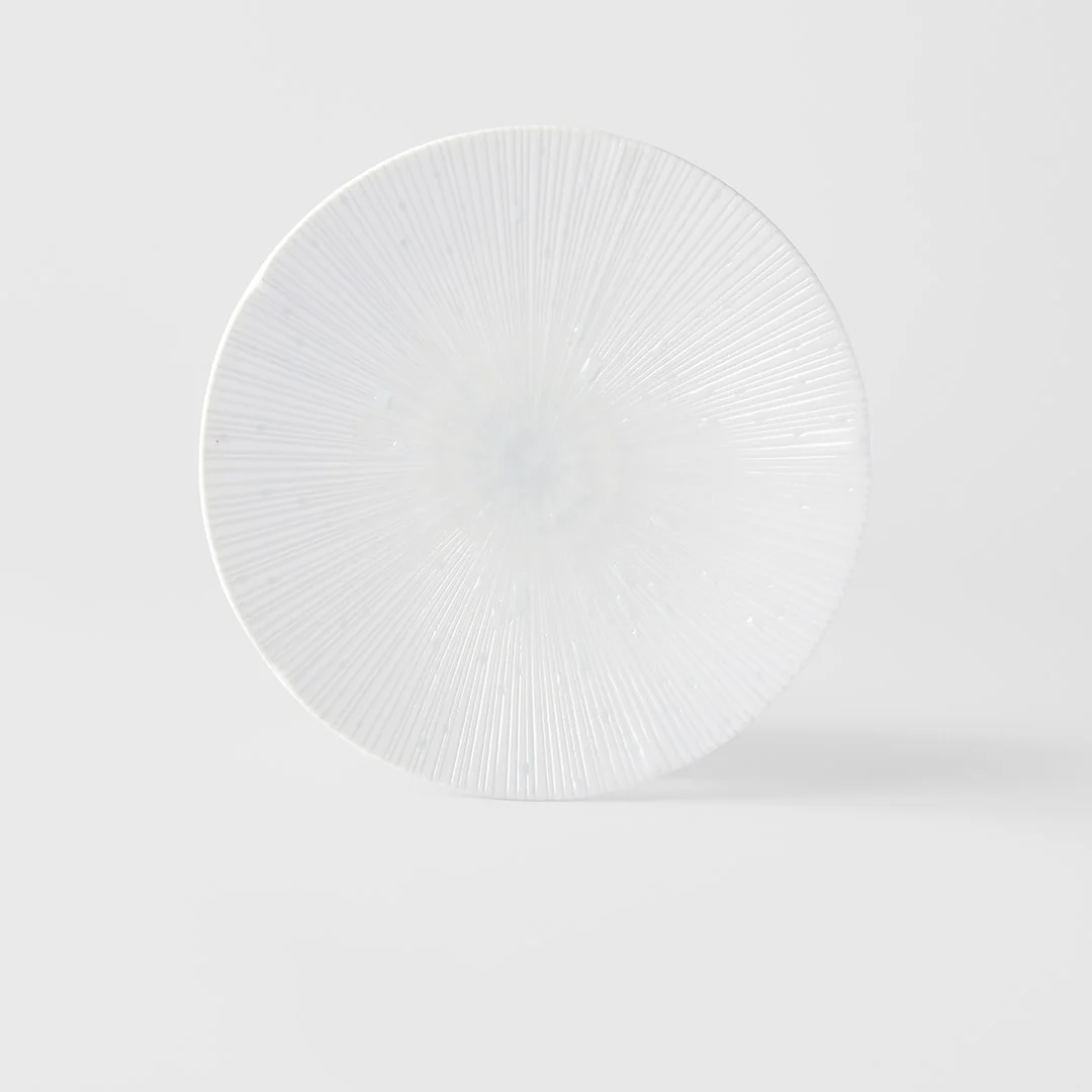 Ice Drift white dinner plate 24cm
