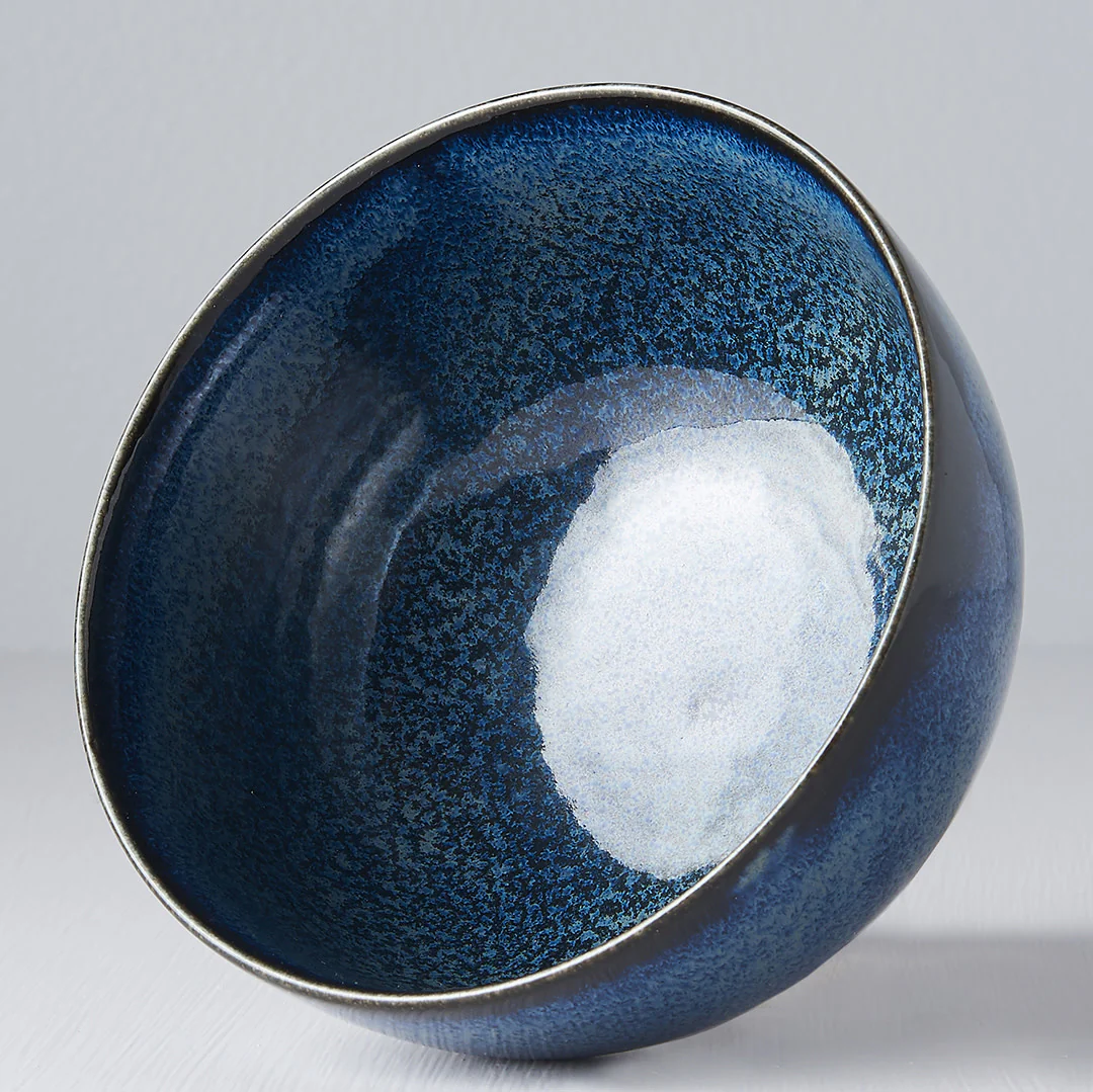 Indigo Blue U-shape bowl 13cm - Image 3