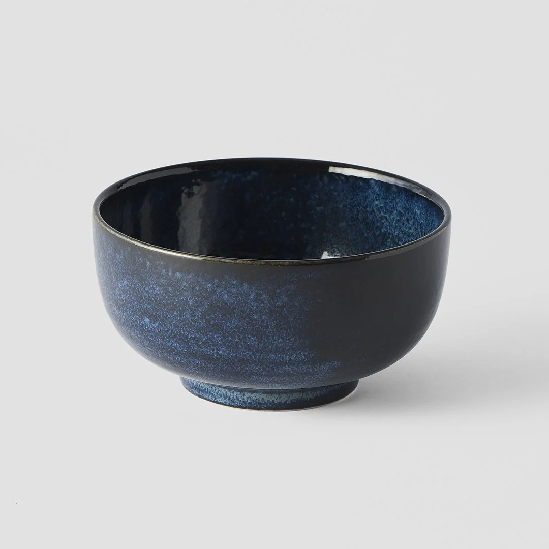 Indigo Blue U-shape bowl 15cm
