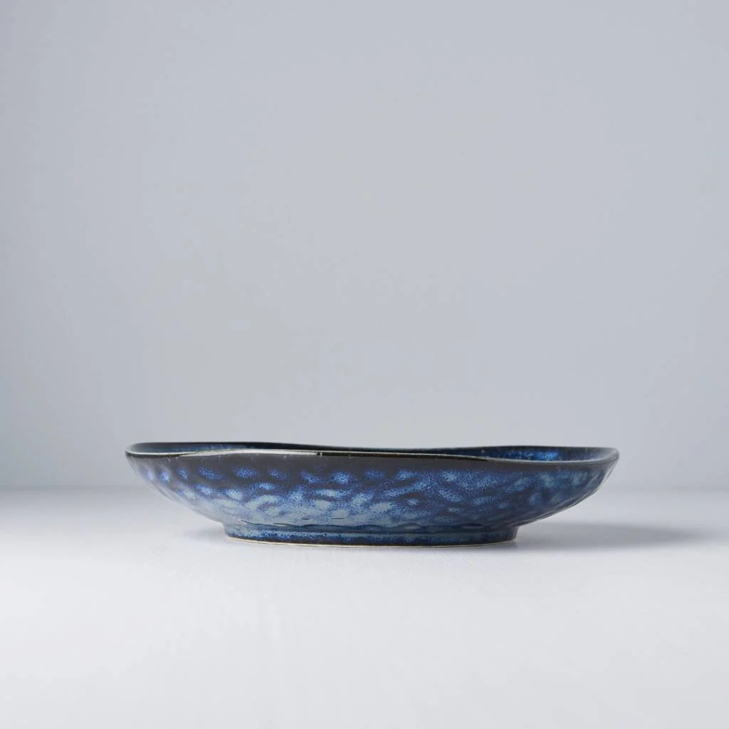 Indigo Blue uneven plate 23cm - Image 4