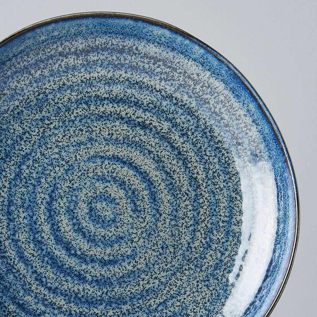 Indigo Blue uneven plate 23cm - Image 6