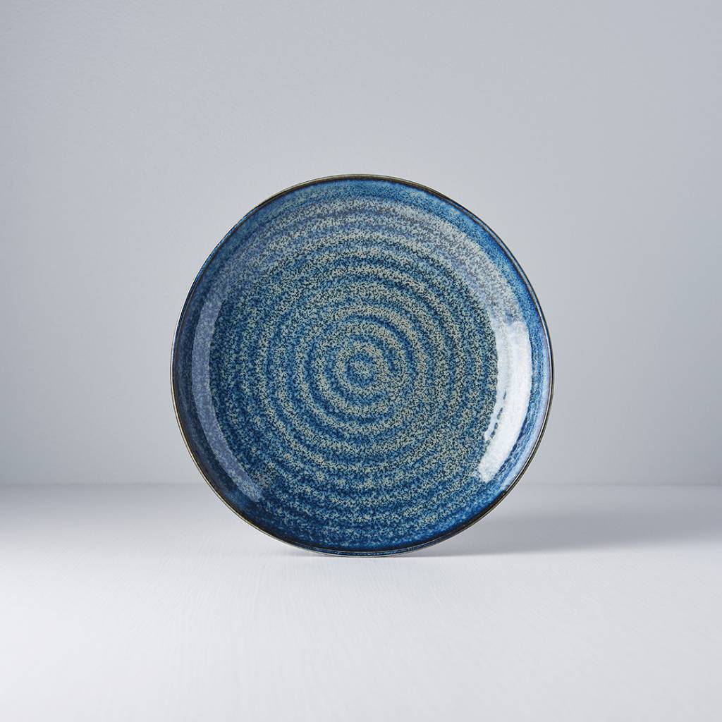 Indigo Blue uneven plate 23cm - Image 7