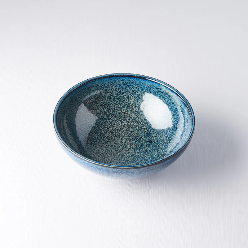 Indigo Blue Serving Bowl 21cm - Image 6