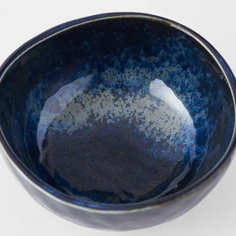 Indigo Blue Uneven Edge Sauce Dish 9cm - Image 3