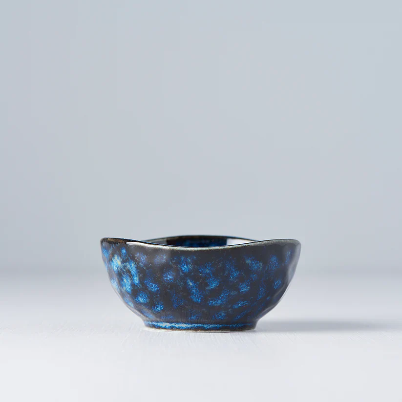 Indigo Blue Uneven Edge Sauce Dish 9cm - Image 7