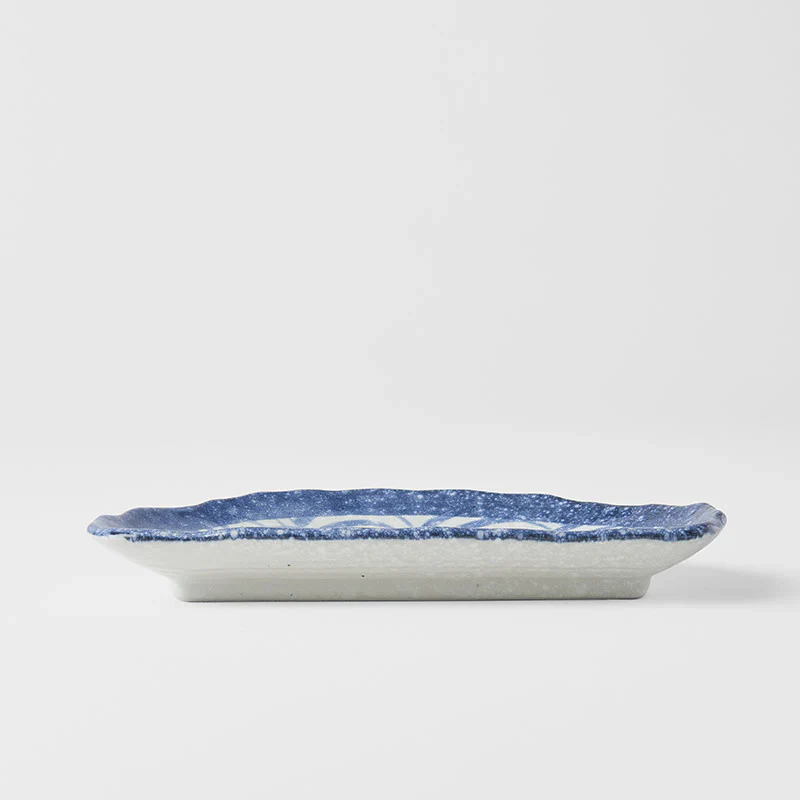 Indigo Wave Tempura Plate 21cm - Image 6