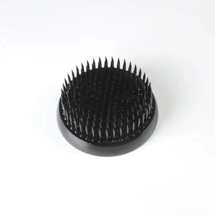 Ishizaki Rin Stainless Steel Black Round Kenzan 6cm