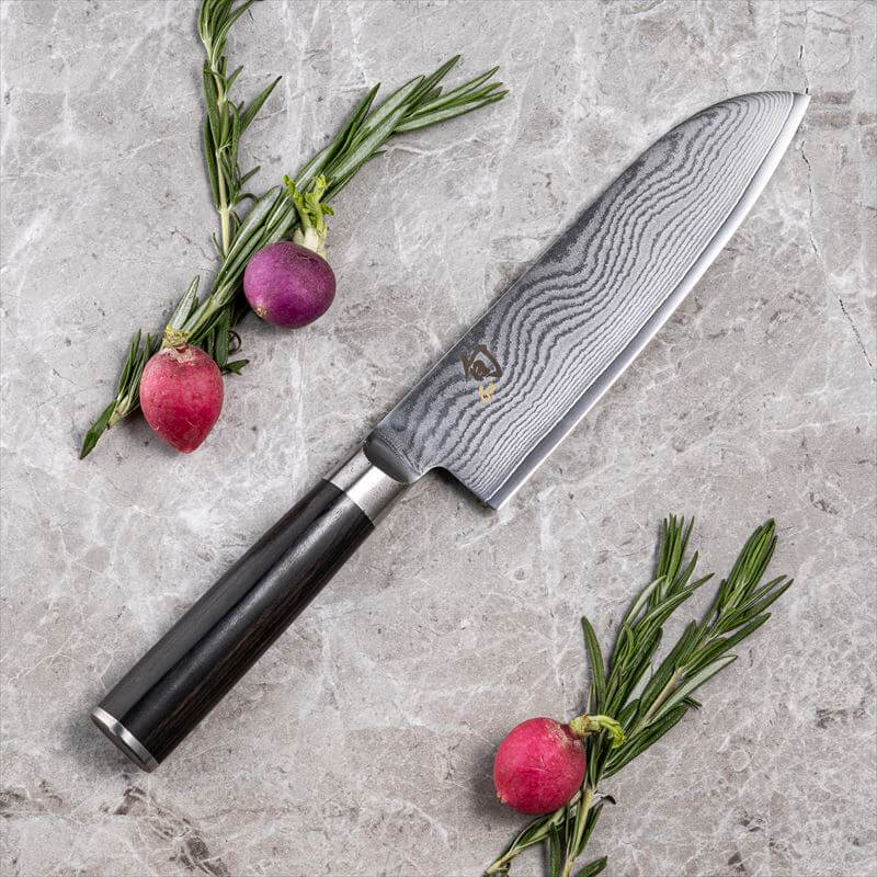 Kai Shun Classic 15cm Utility & 18cm Santoku Knife Set - Image 5