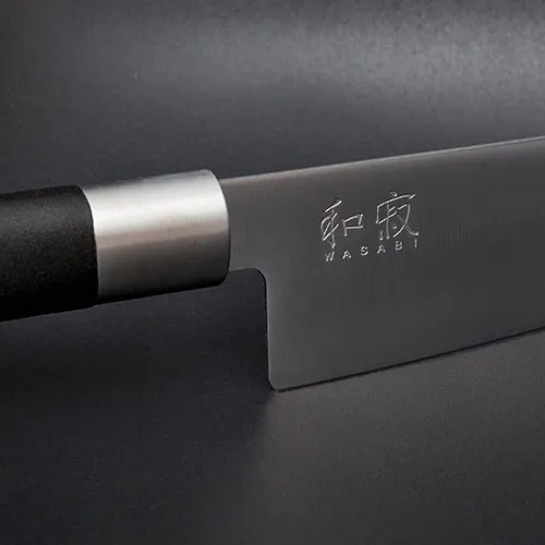 Kai Shun Wasabi Black Nakiri knife 16.5cm - Image 4