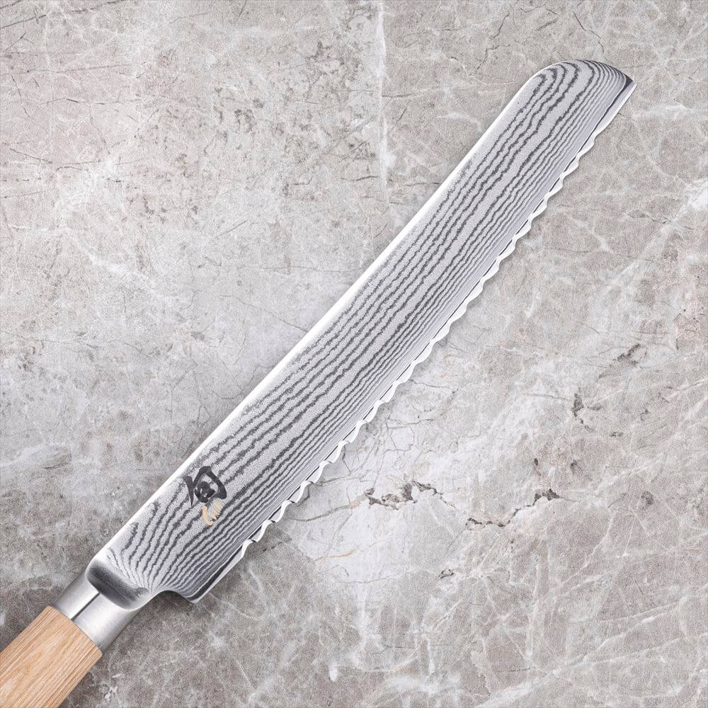 Kai Shun White Classic Bread knife 23cm - Image 3