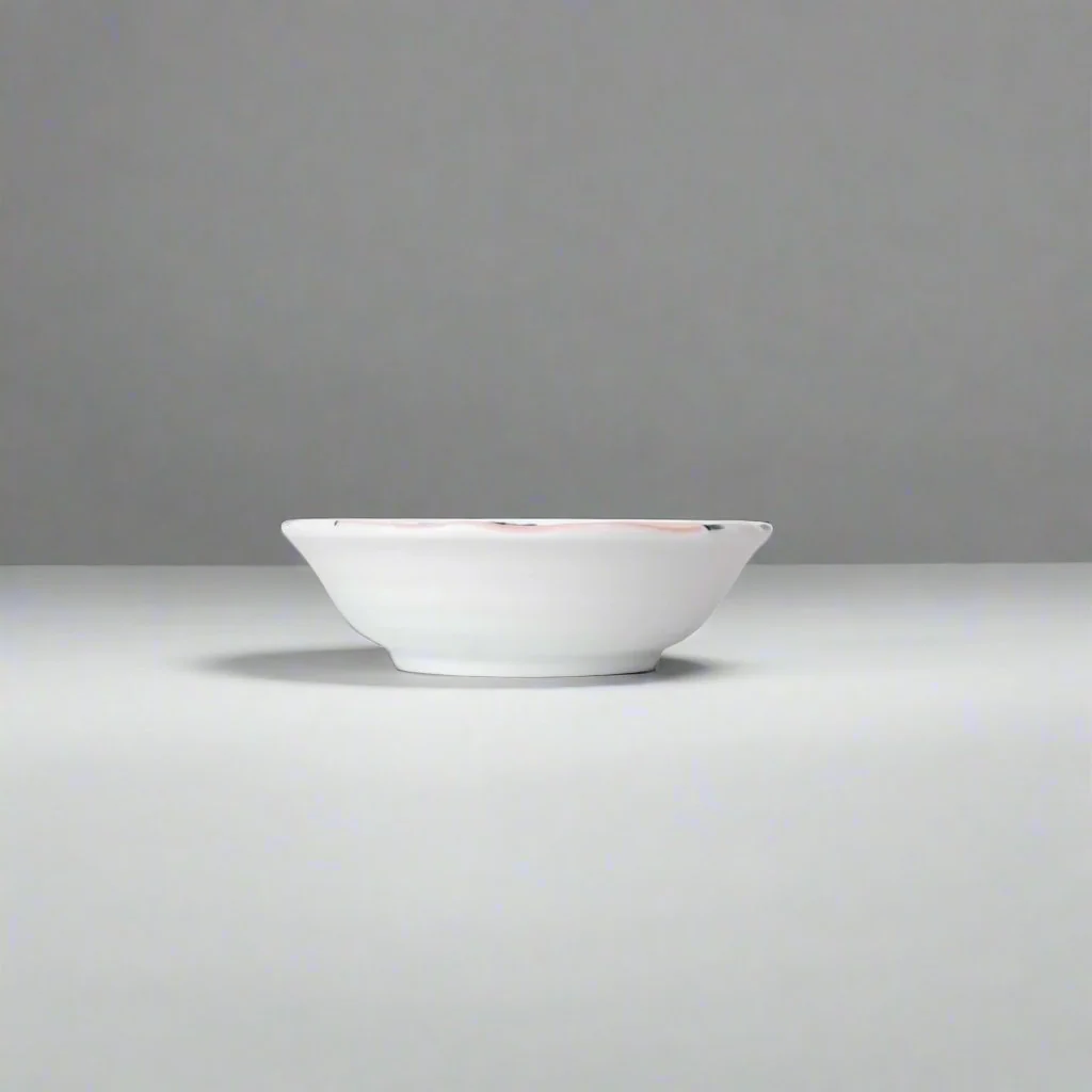 Kawaii Pink Glaze Small Shallow Bowl 14cm - Image 3