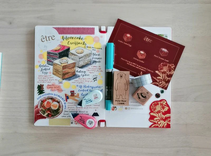 Kawaii x Sara Book Japanese Design Notebook - Sushi - Image 6