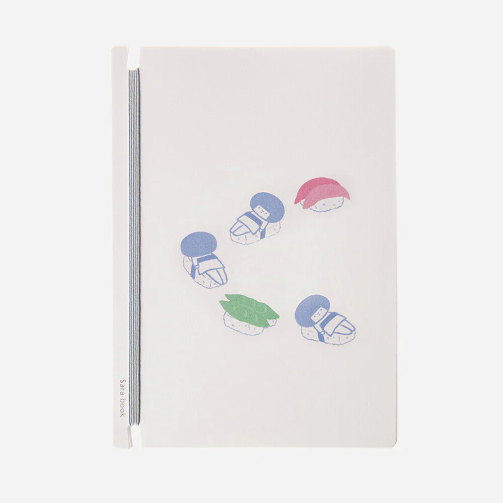 Kawaii x Sara Book Japanese Design Notebook - Sushi