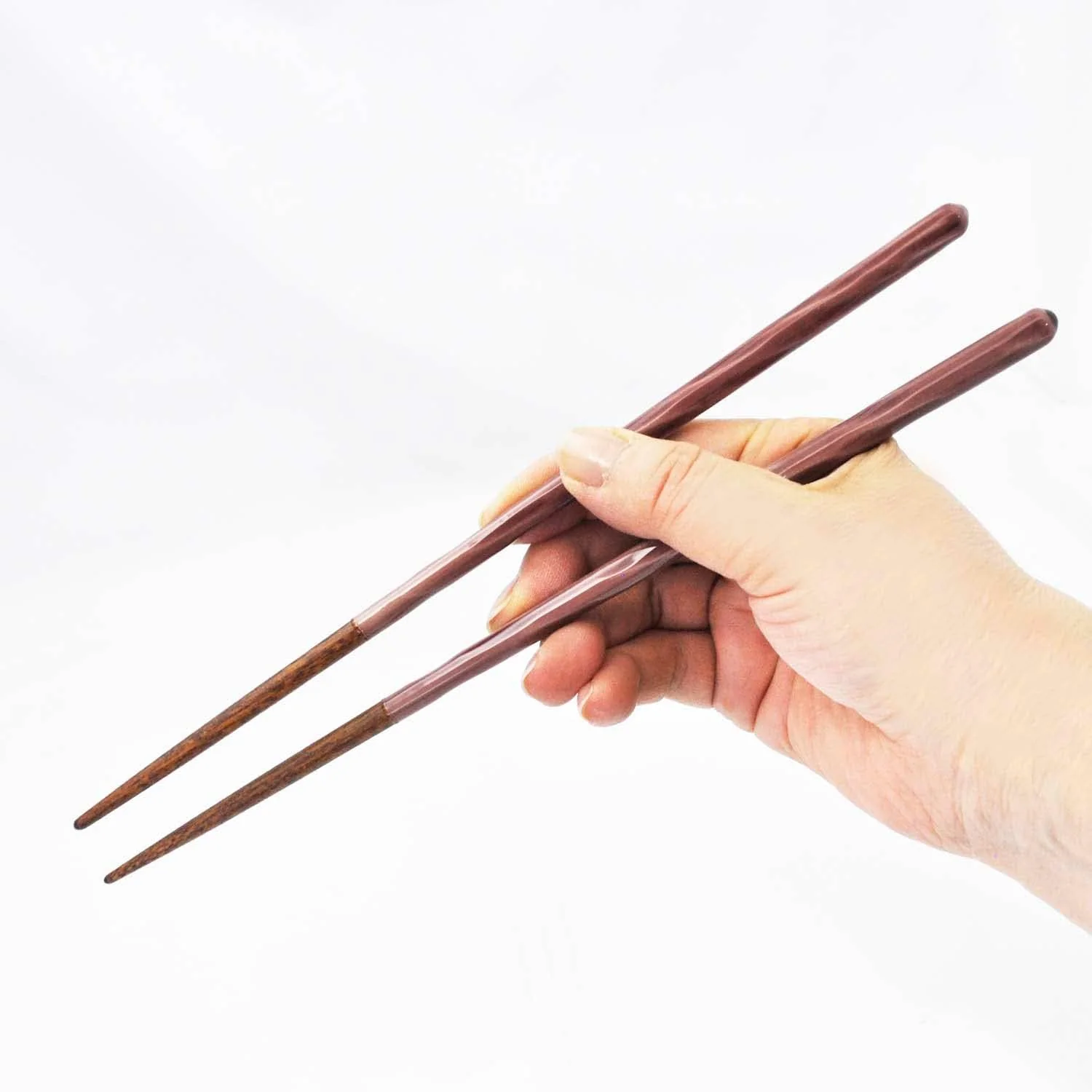 KURABI 2 Pairs Chopsticks Wooden Gift Box Navy & Pink  - Image 6