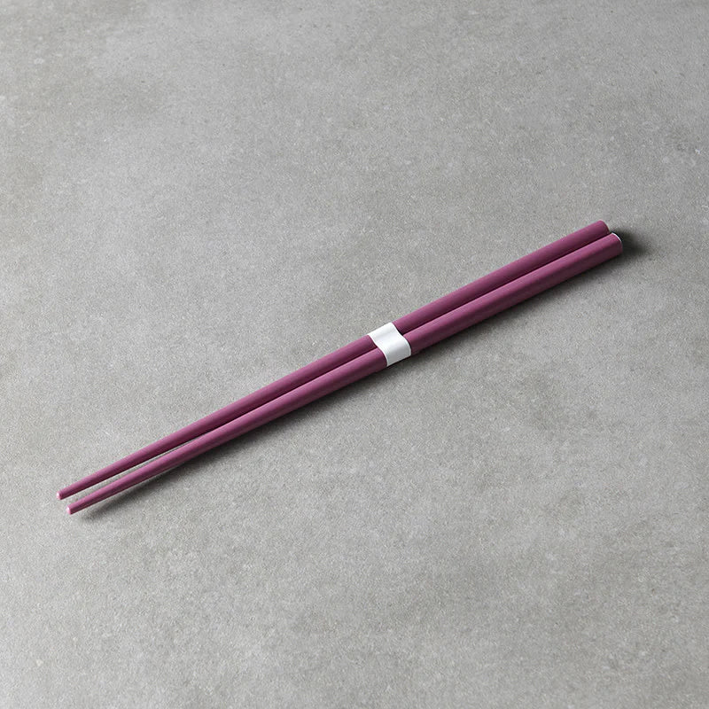 Lacquered Plum & White Chopsticks 23cm - Image 2
