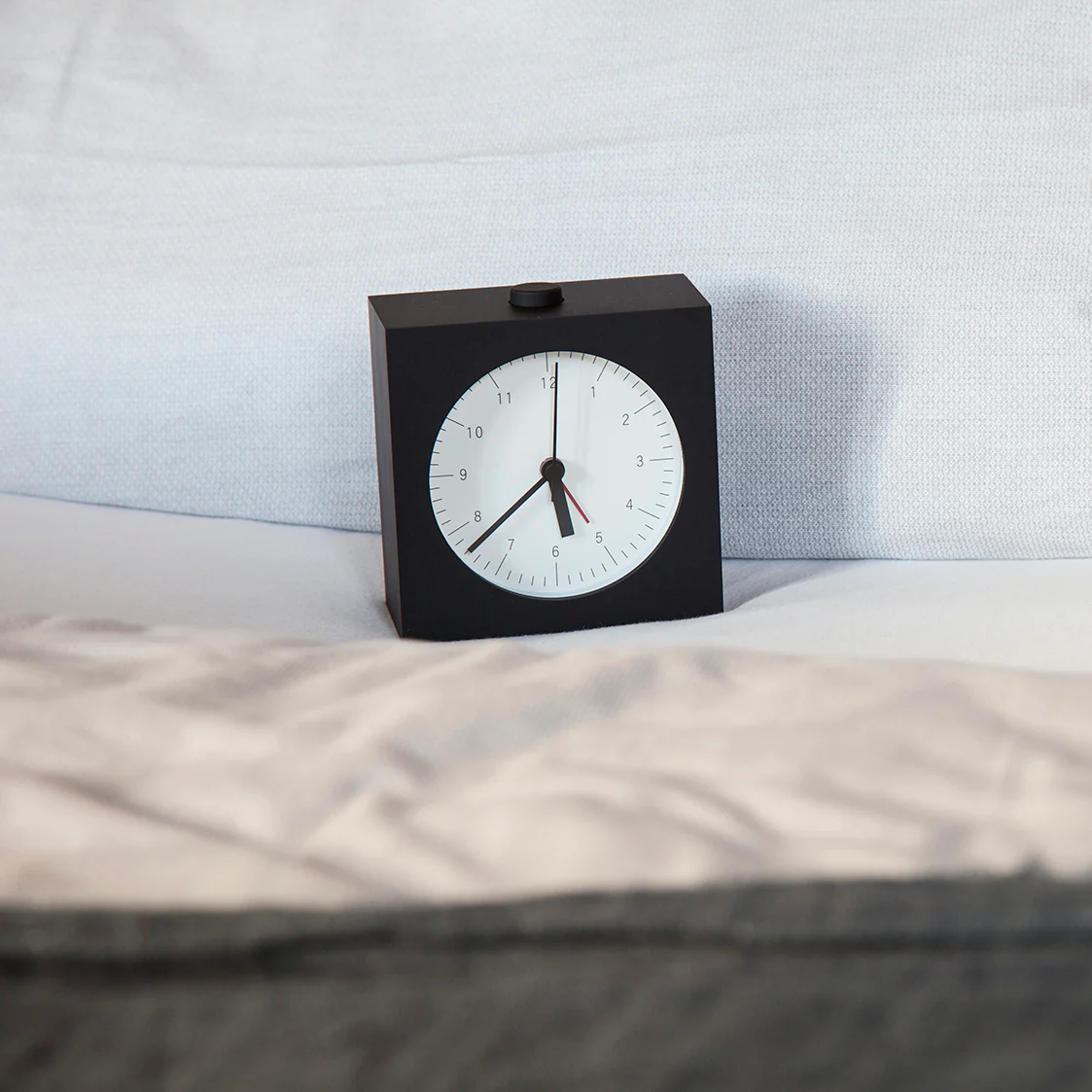 Lemnos City Pop Japanese Designer Alarm Clock - White - Image 4