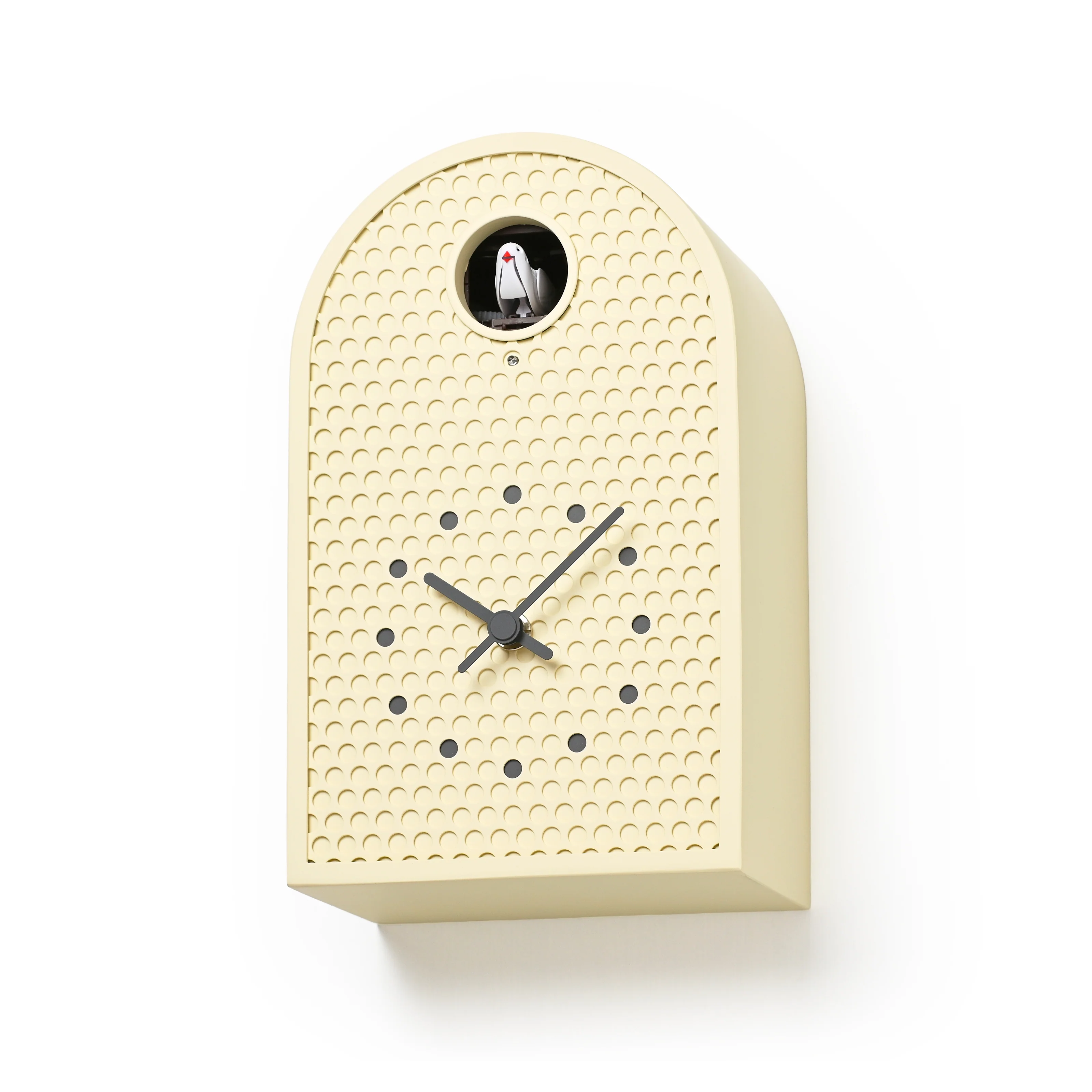 Lemnos COO Japanese Designer Cuckoo Clock - Ivory