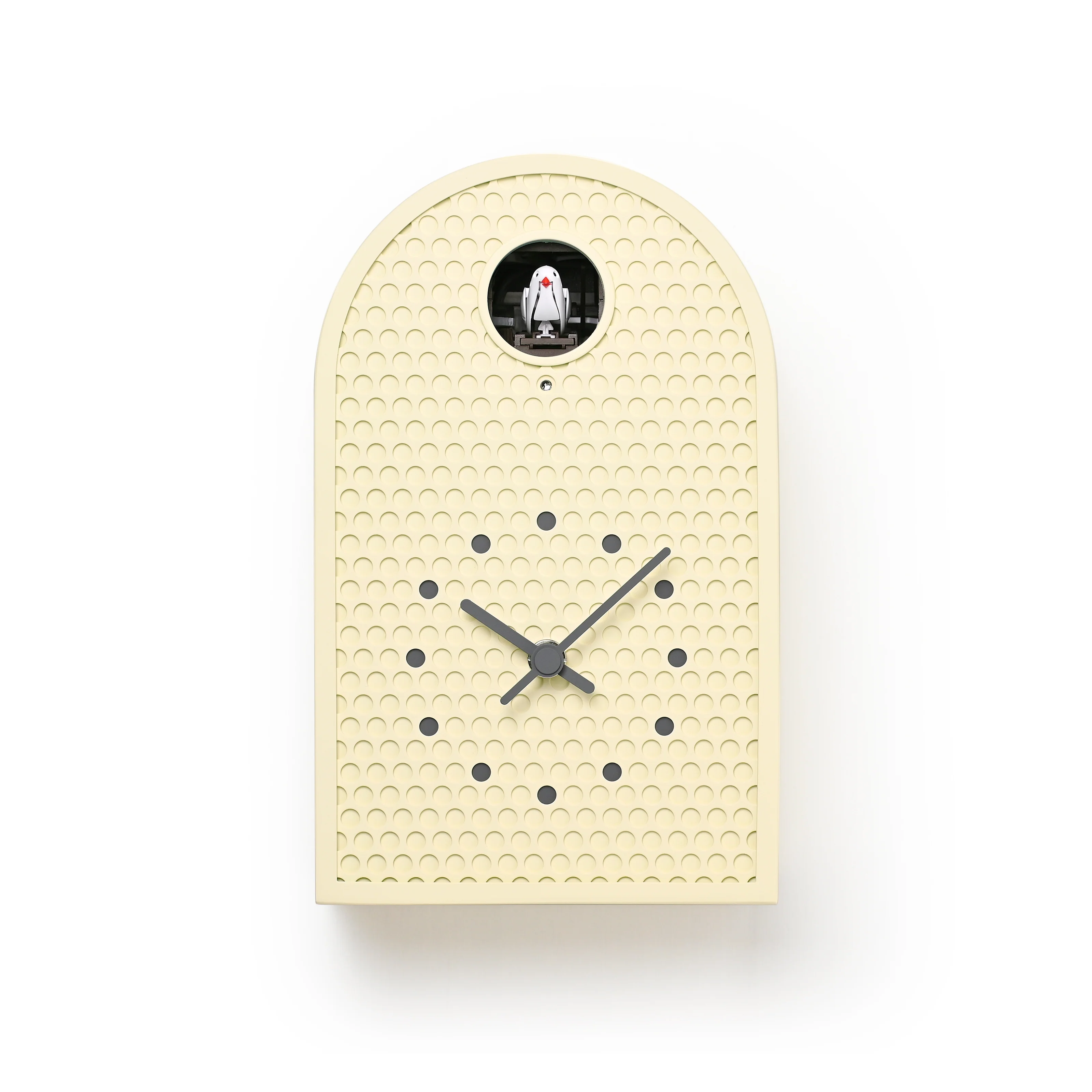 Lemnos COO Japanese Designer Cuckoo Clock - Ivory - Image 2
