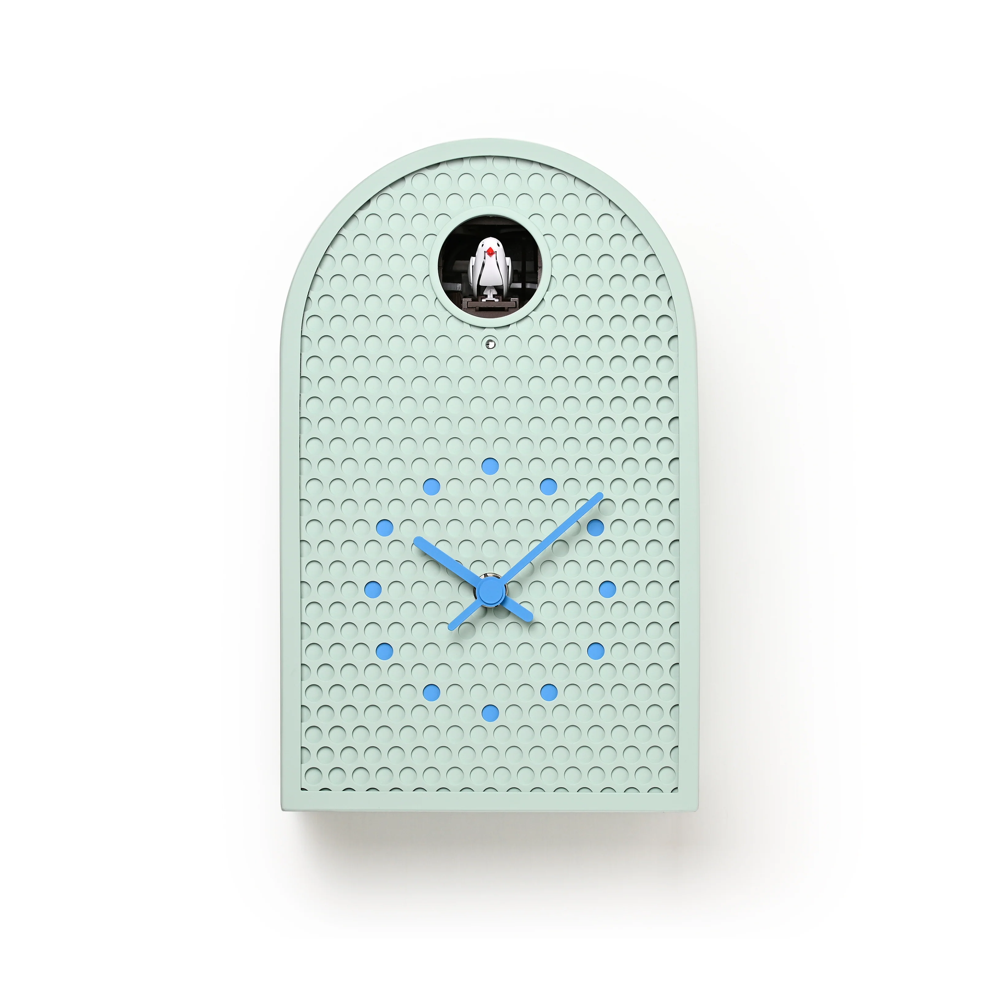 Lemnos COO Japanese Designer Cuckoo Clock - Mint Blue - Image 2