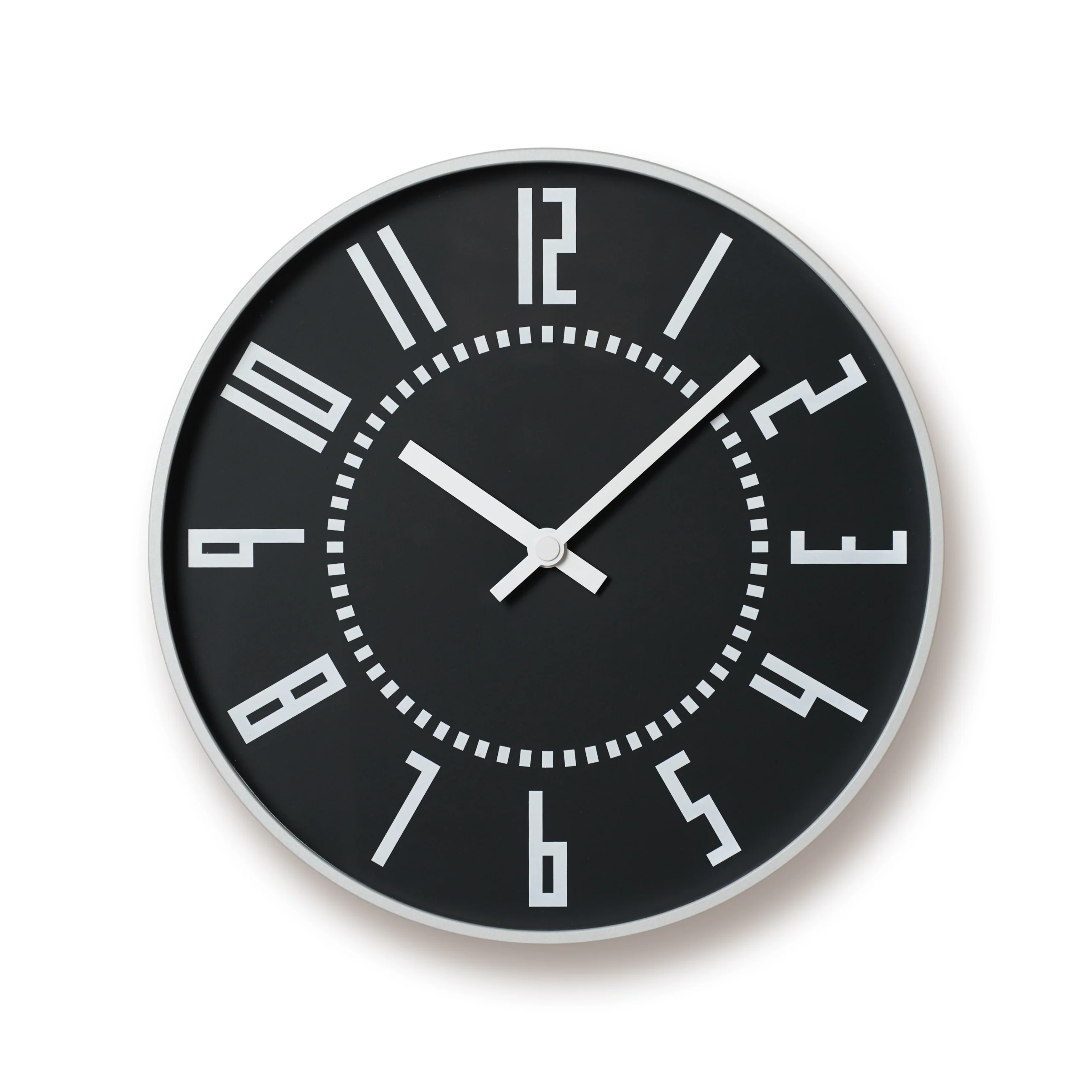 Lemnos eki Japanese Designer Wall Clock - Black