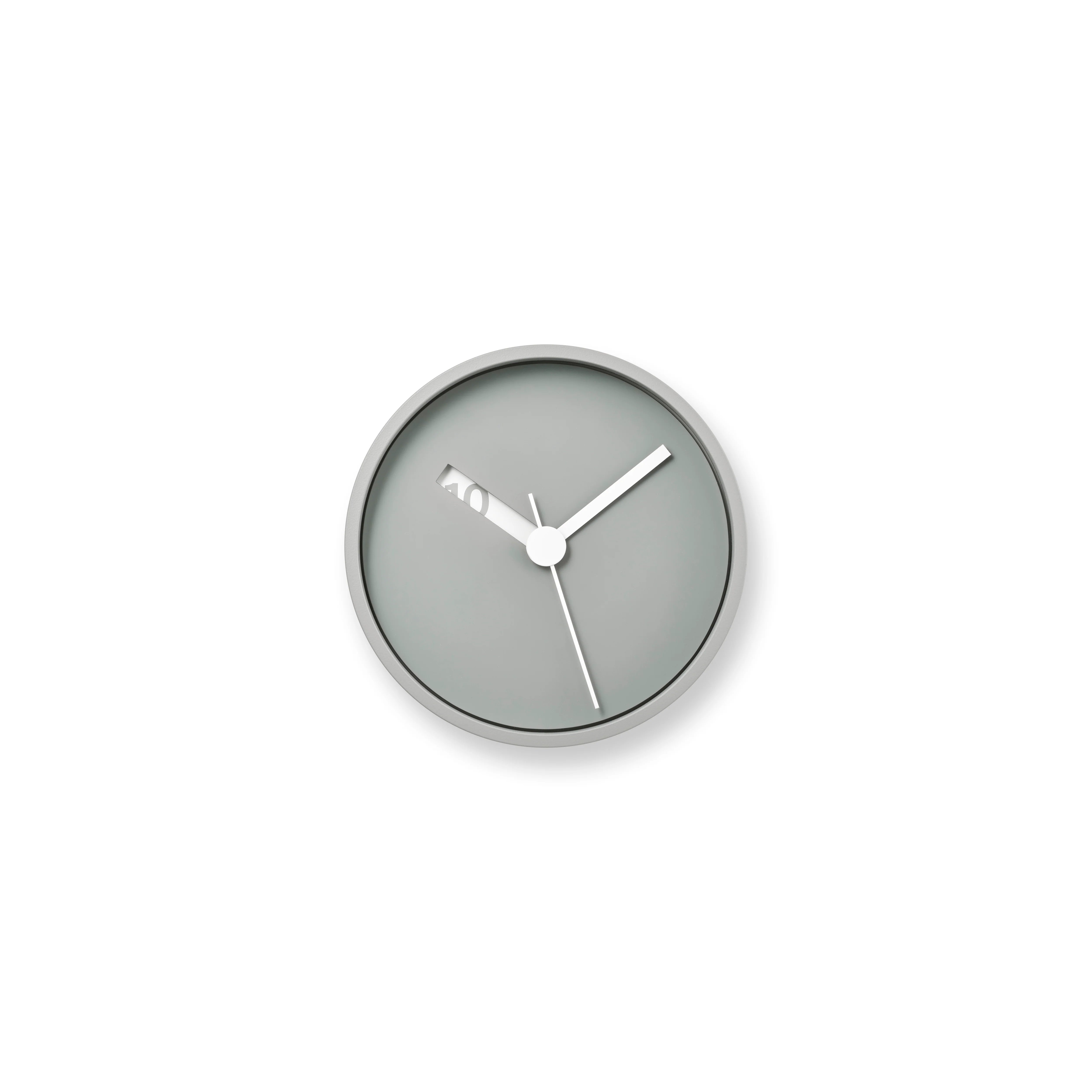 Lemnos Extra Normal Japanese Designer Clock - Grey - Image 7