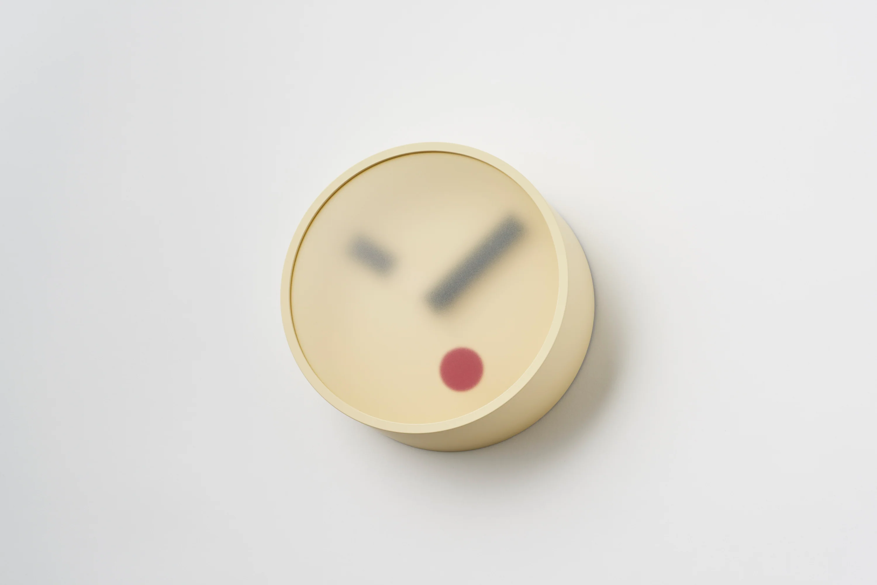Lemnos Kehai Japanese Designer Wall Clock - Clay Yellow - Image 5