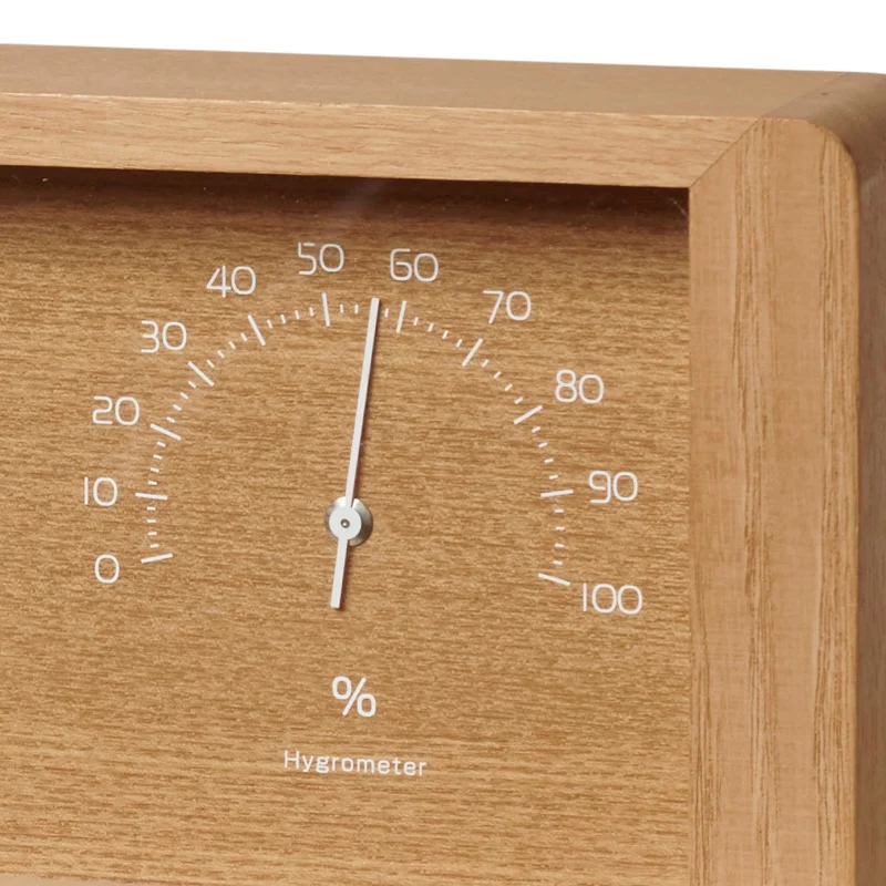 Lemnos Yokan Japanese Designer Desk Clock - Natural - Image 4