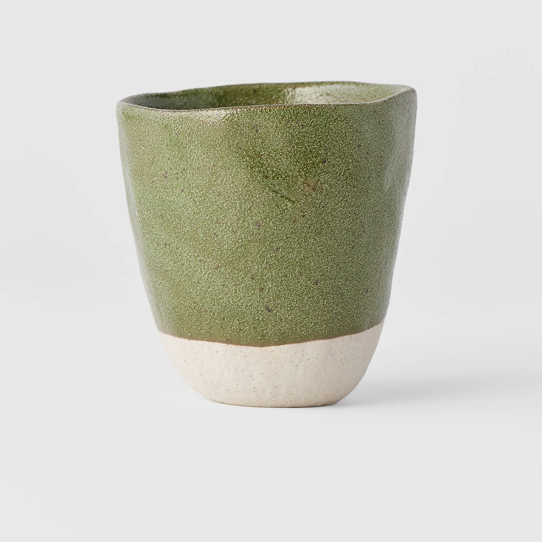Lopsided mug moss green 275ml
