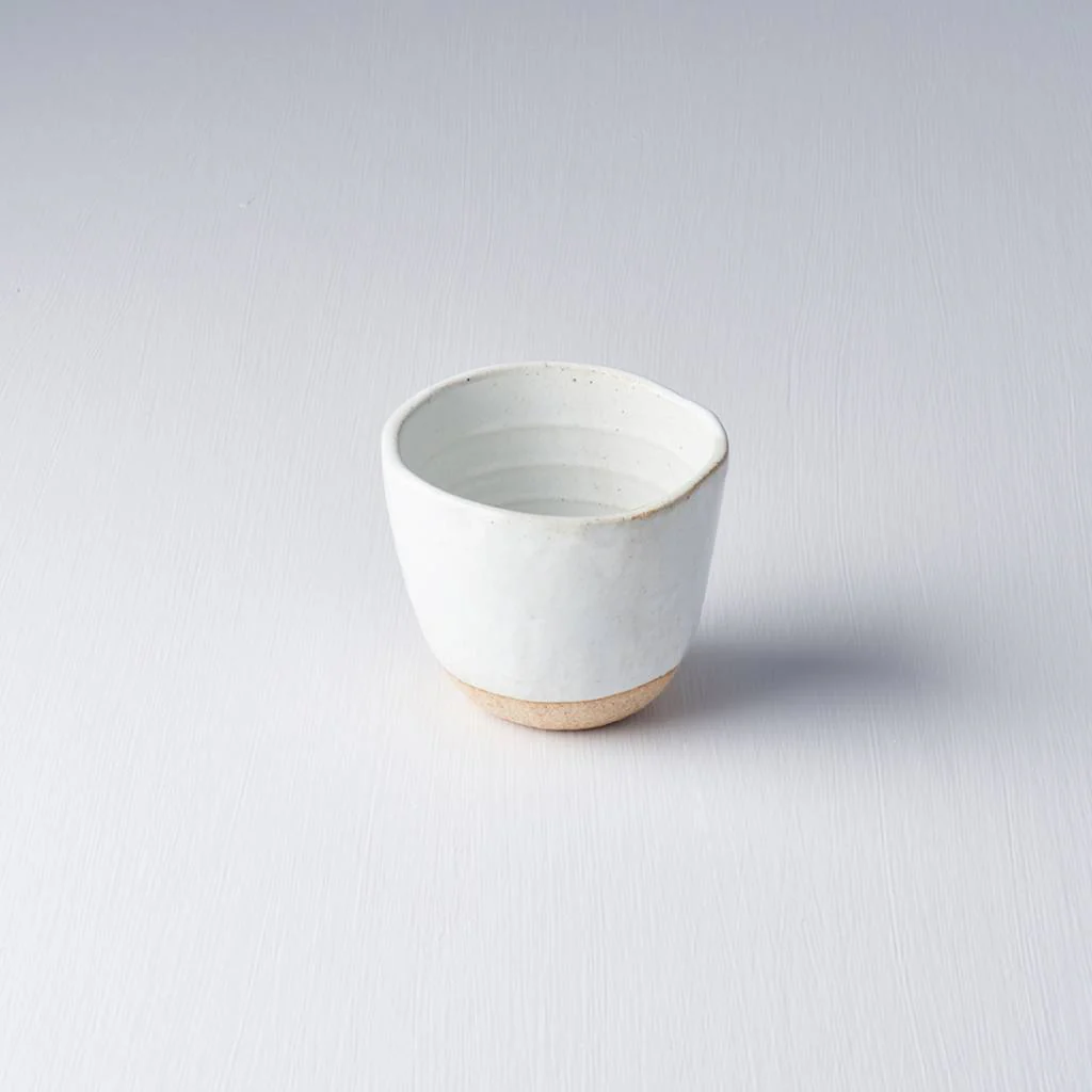 Lopsided mug white & bisque 200ml - Image 2