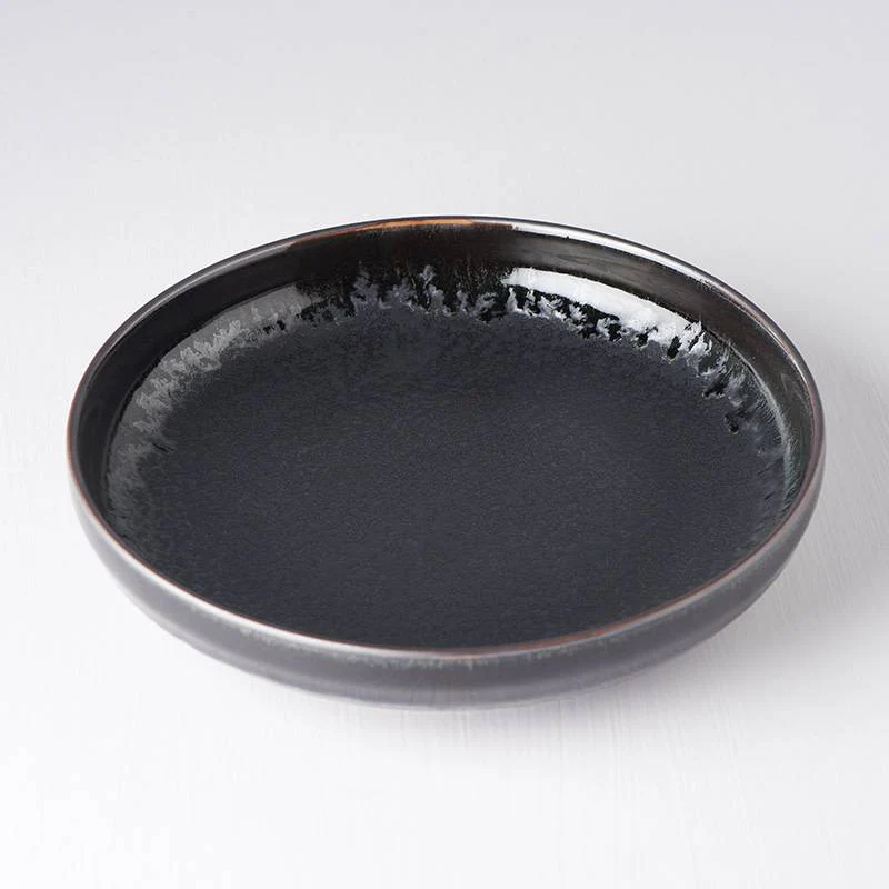 Matt W Shiny Black Edge high rim 22cm