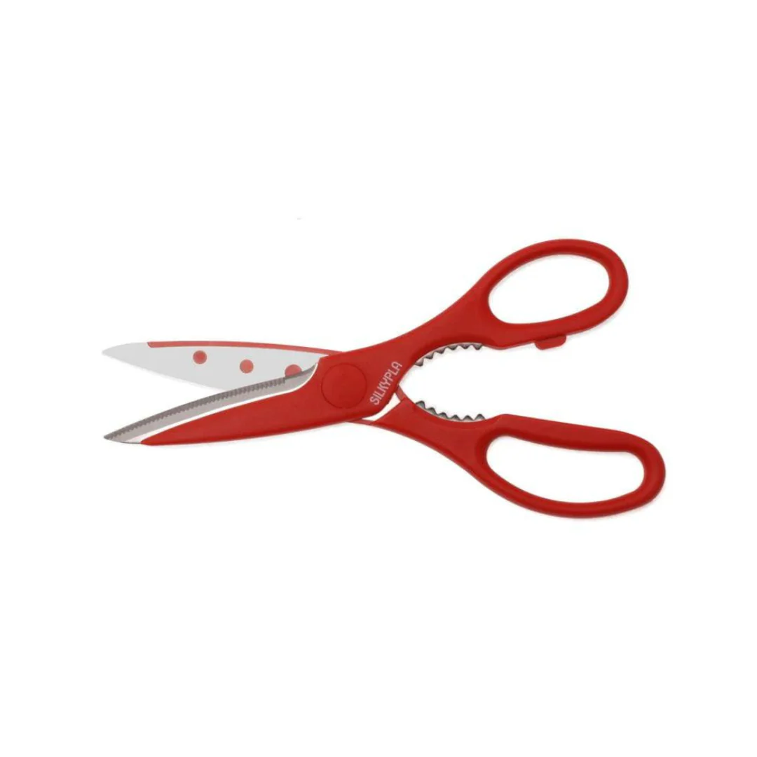 Mcusta Zanmai Silky Kitchen Scissors Red