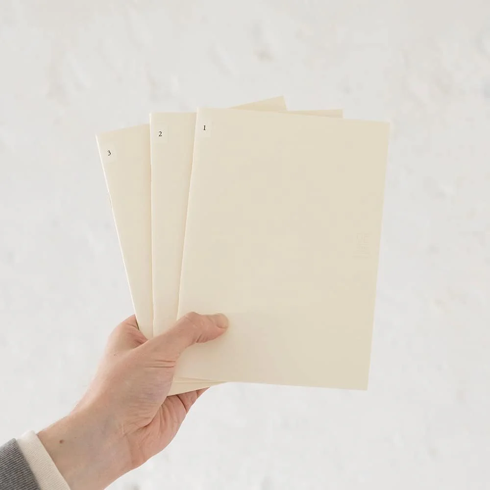 Midori Notebook Light - A5 Grid, Set of 3 - Image 5