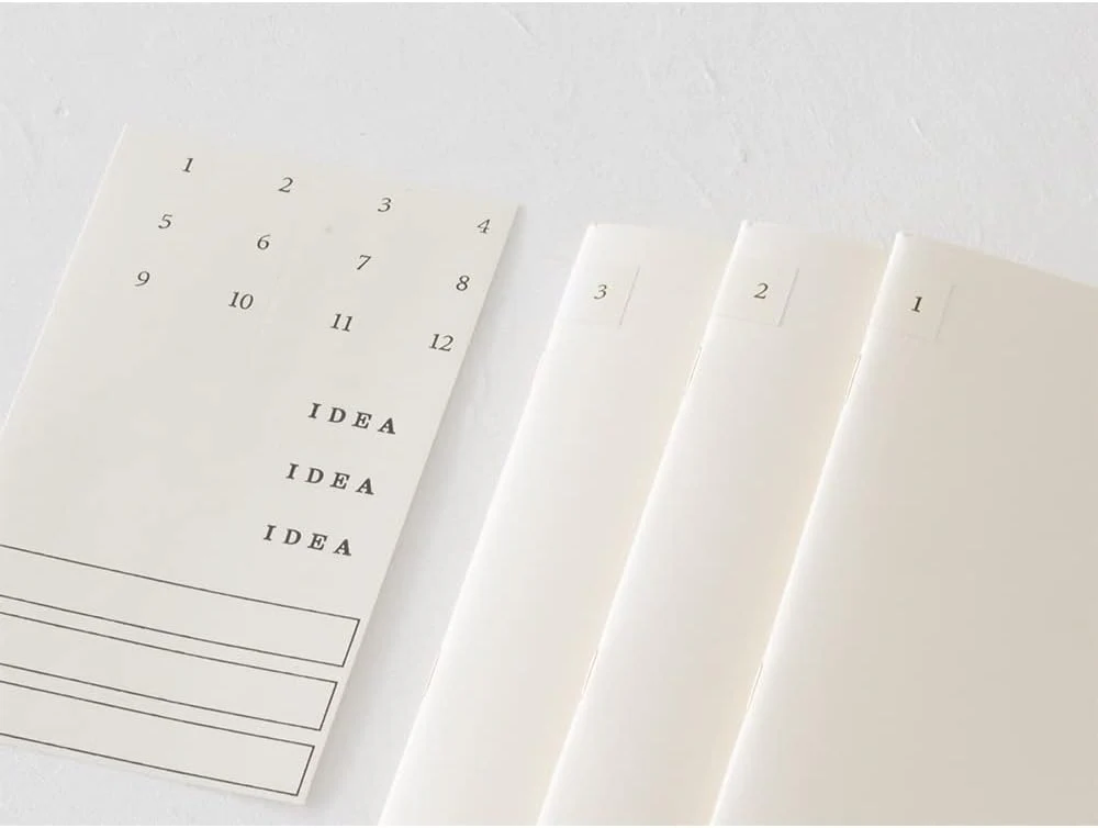 Midori Notebook Light - A5 Grid, Set of 3 - Image 6