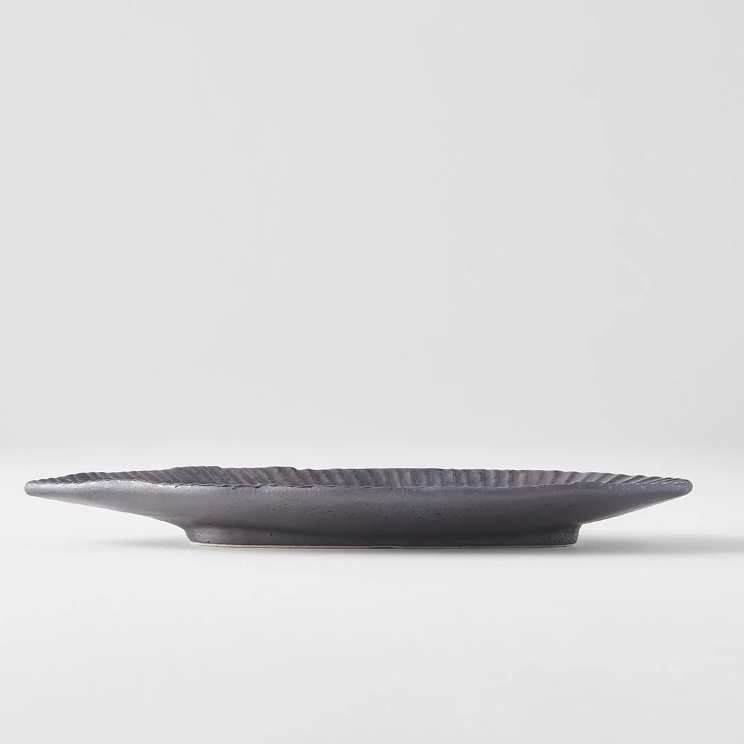 Midori Ridge oval plate 21cm - Image 3