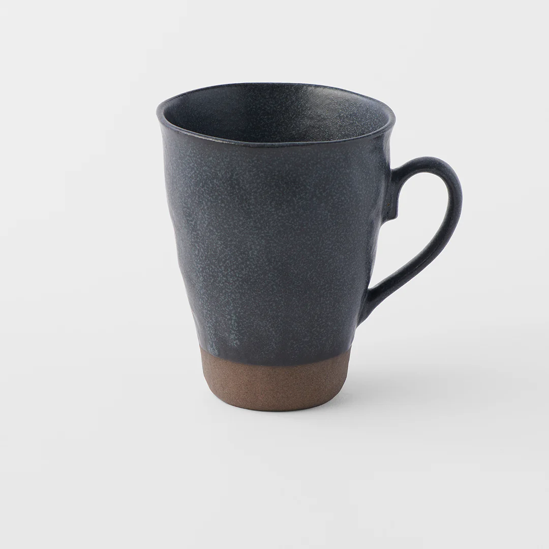 Mug with handle black wave 270ml - Image 2