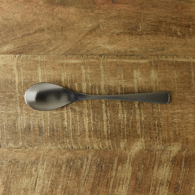 Nagomi Hammered Large Spoon 18cm - Image 3
