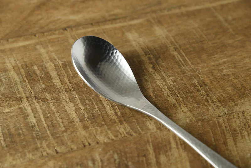 Nagomi Hammered Large Spoon 18cm - Image 4