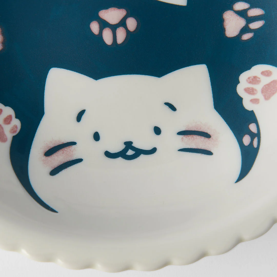 Navy Cat shallow bowl 21cm - Image 2