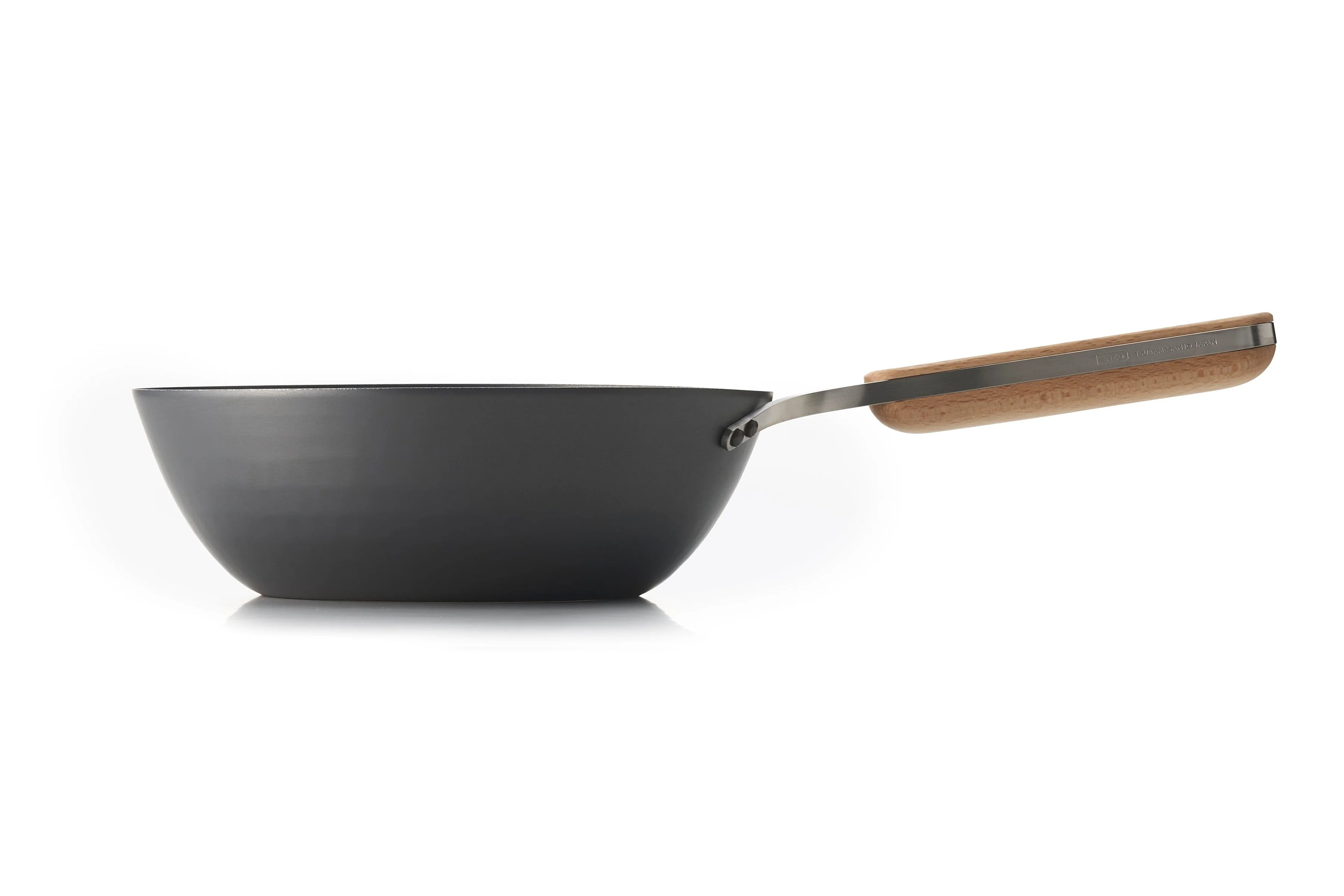 Nitrided Carbon Steel Wok Pan 22cm - Image 2