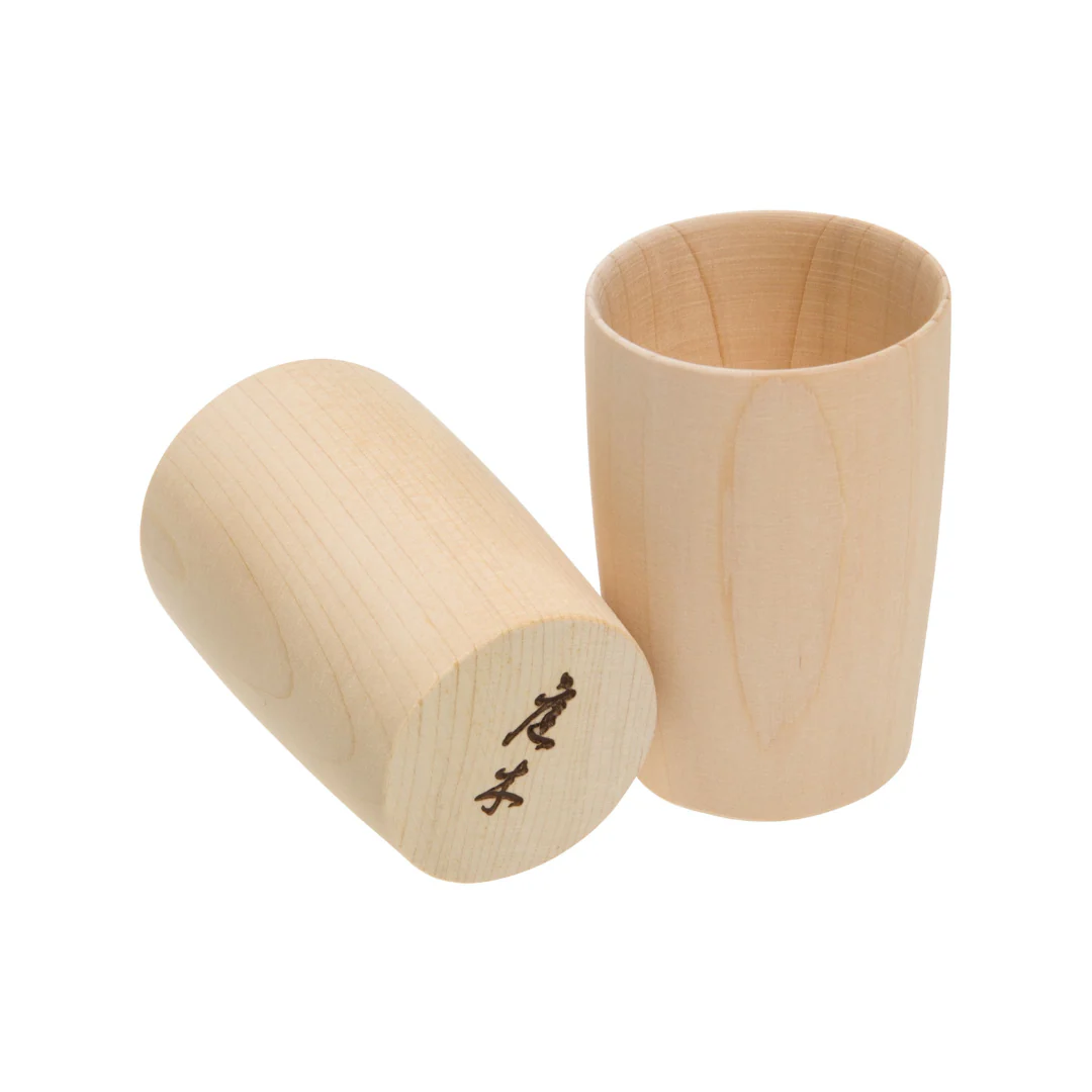 Niwaki Acer japonicum sake cups pair - Image 2