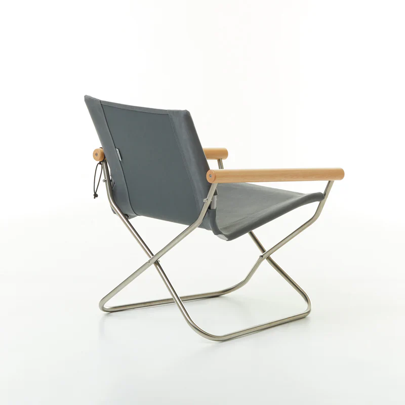 Nychair X 80 Japanese Folding Lounge Chair - Natural Grey - Image 4