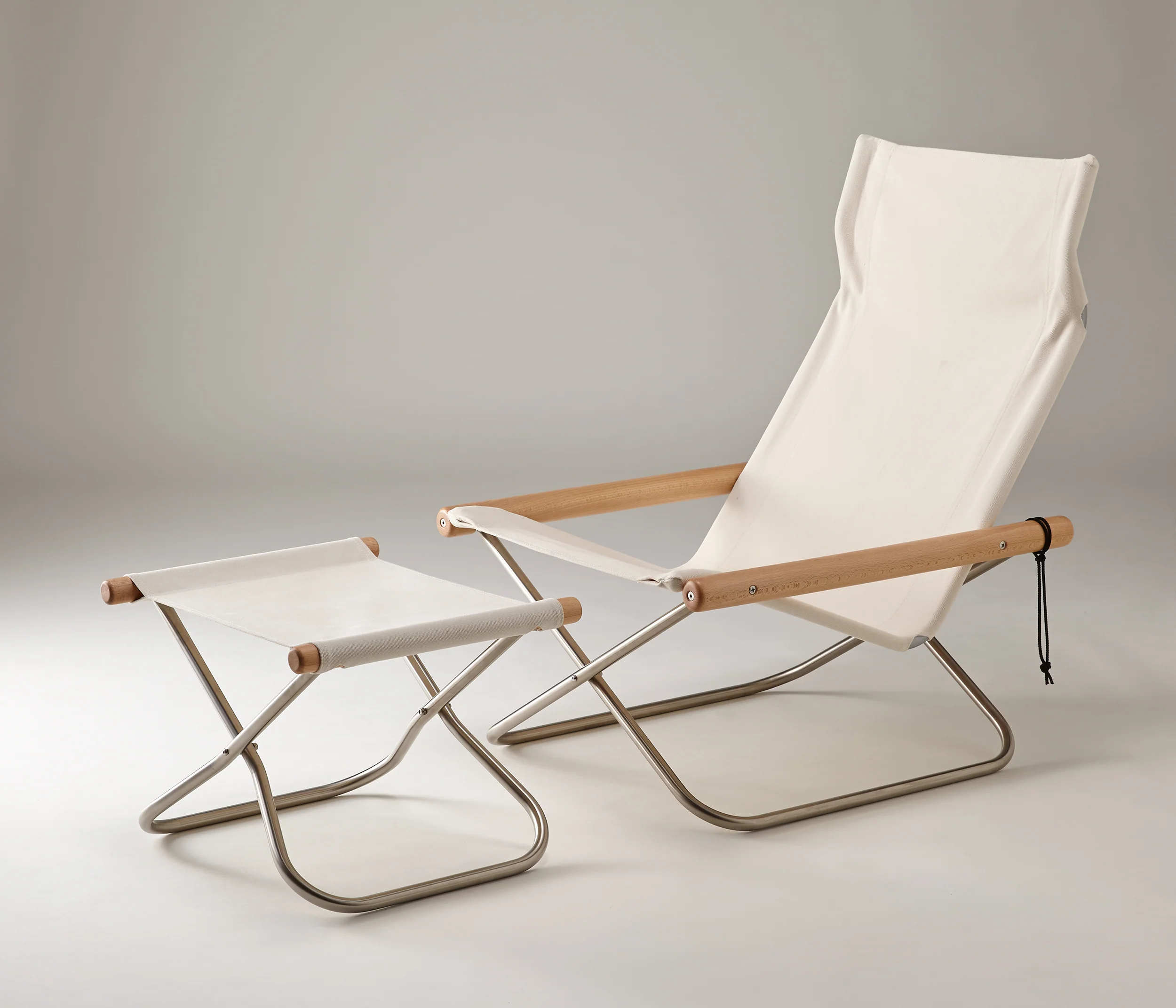 Nychair X Japanese Folding Lounge Chair - Natural White - Image 9