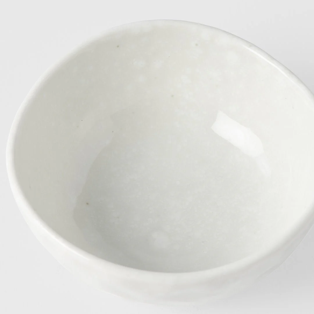 Off White Uneven Edge sauce dish 9cm - Image 2