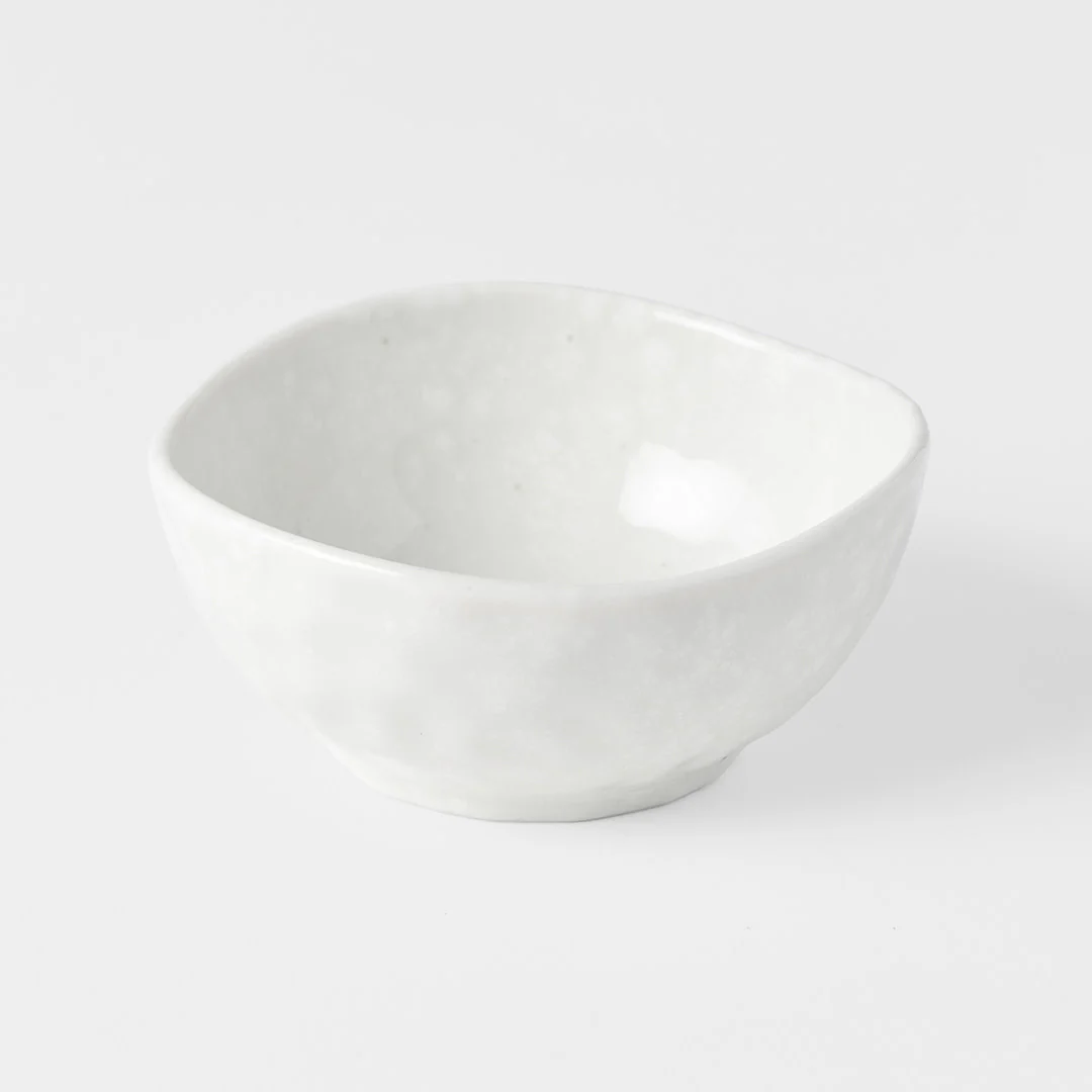 Off White Uneven Edge sauce dish 9cm - Image 4