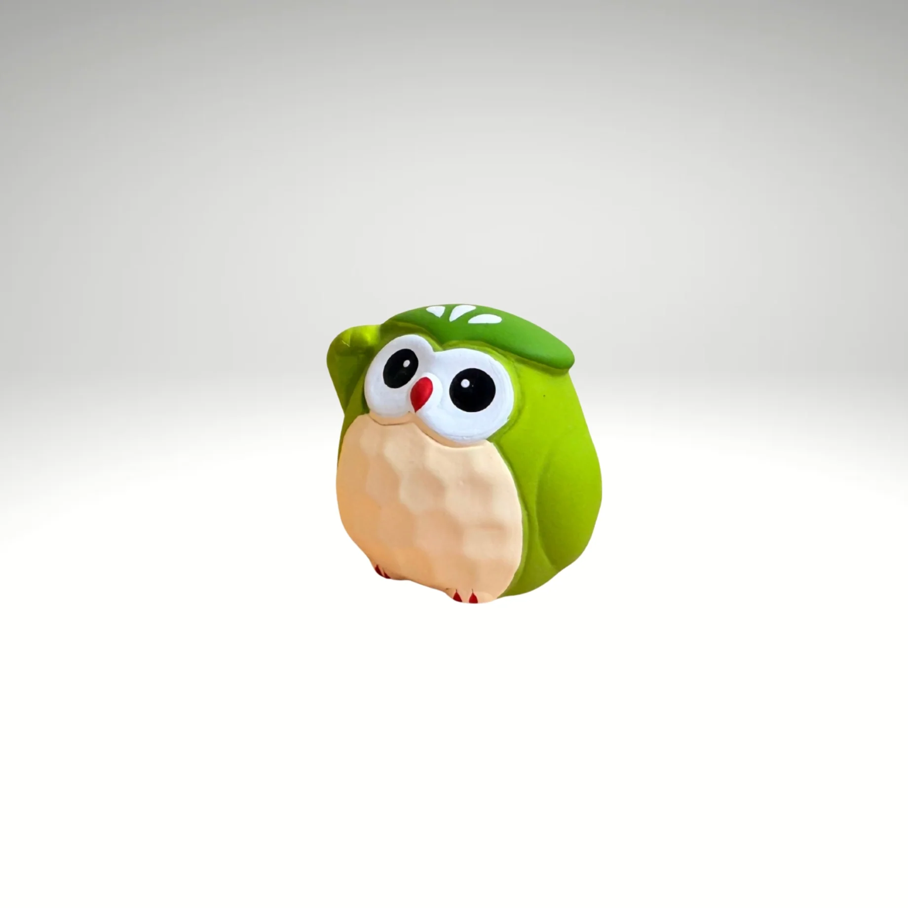 Okimono Lucky Owl - Green - Image 2
