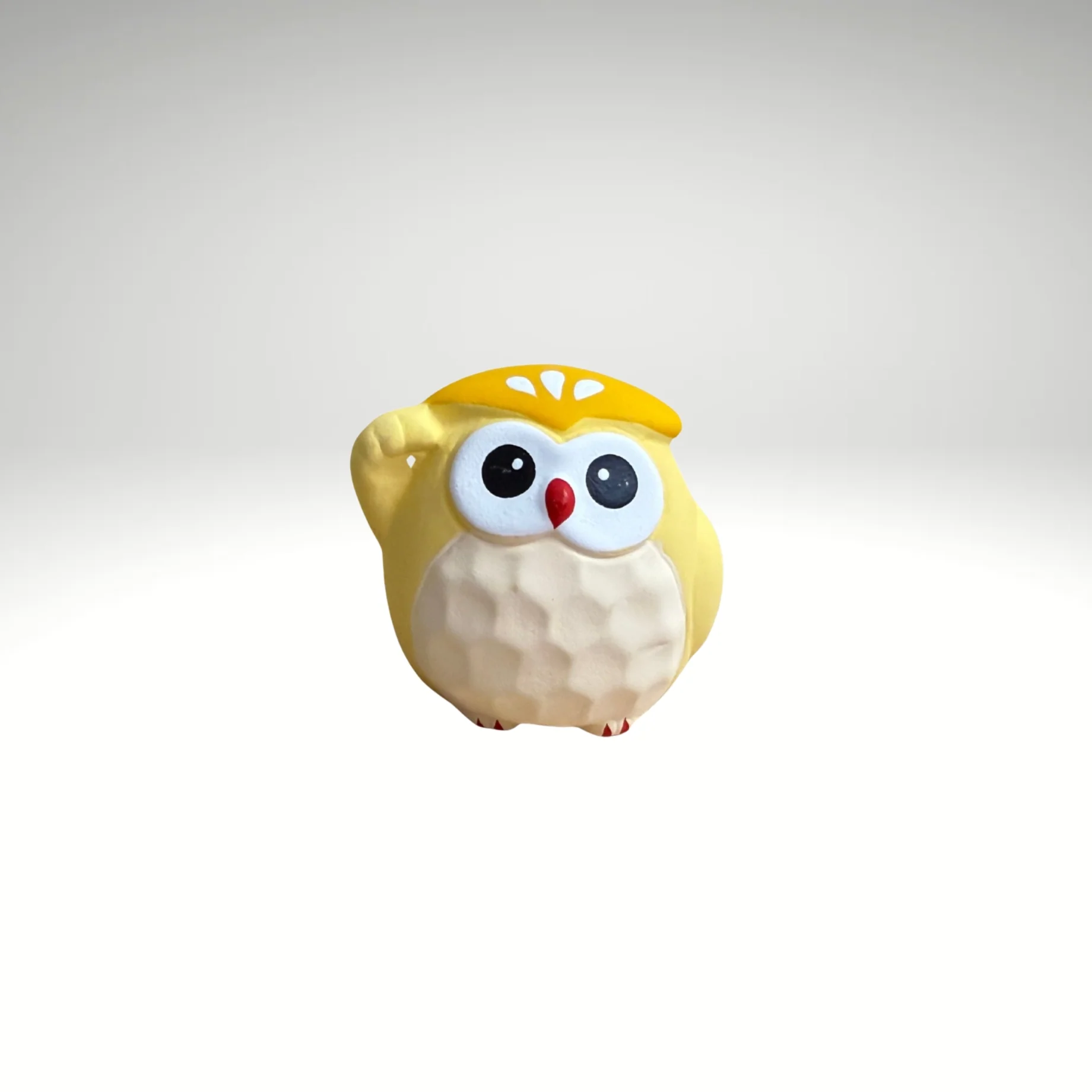 Okimono Lucky Owl - Yellow