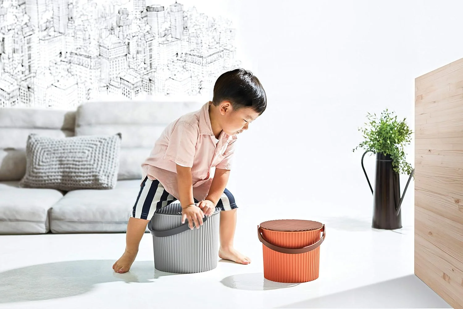 Hachiman Omnioutil S Storage Bucket 8L - White - Image 6