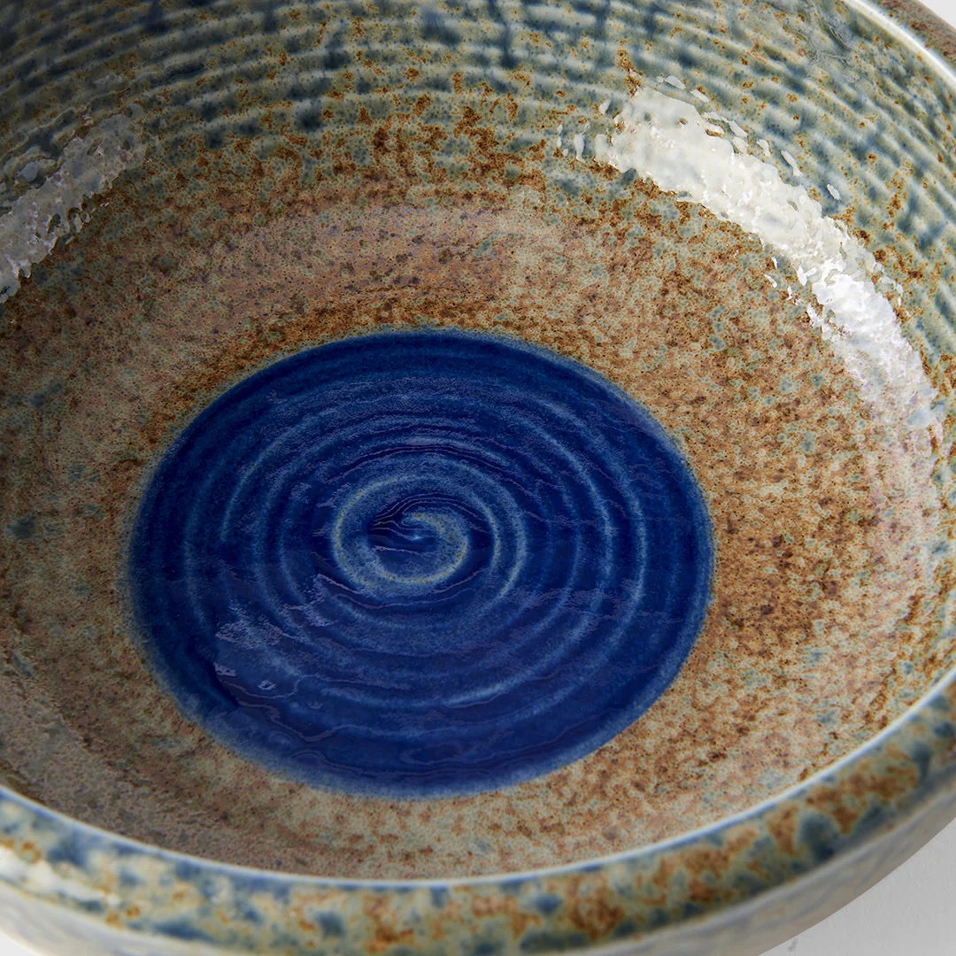 Earth & Sky thick open shallow bowl 23.7cm - Image 2
