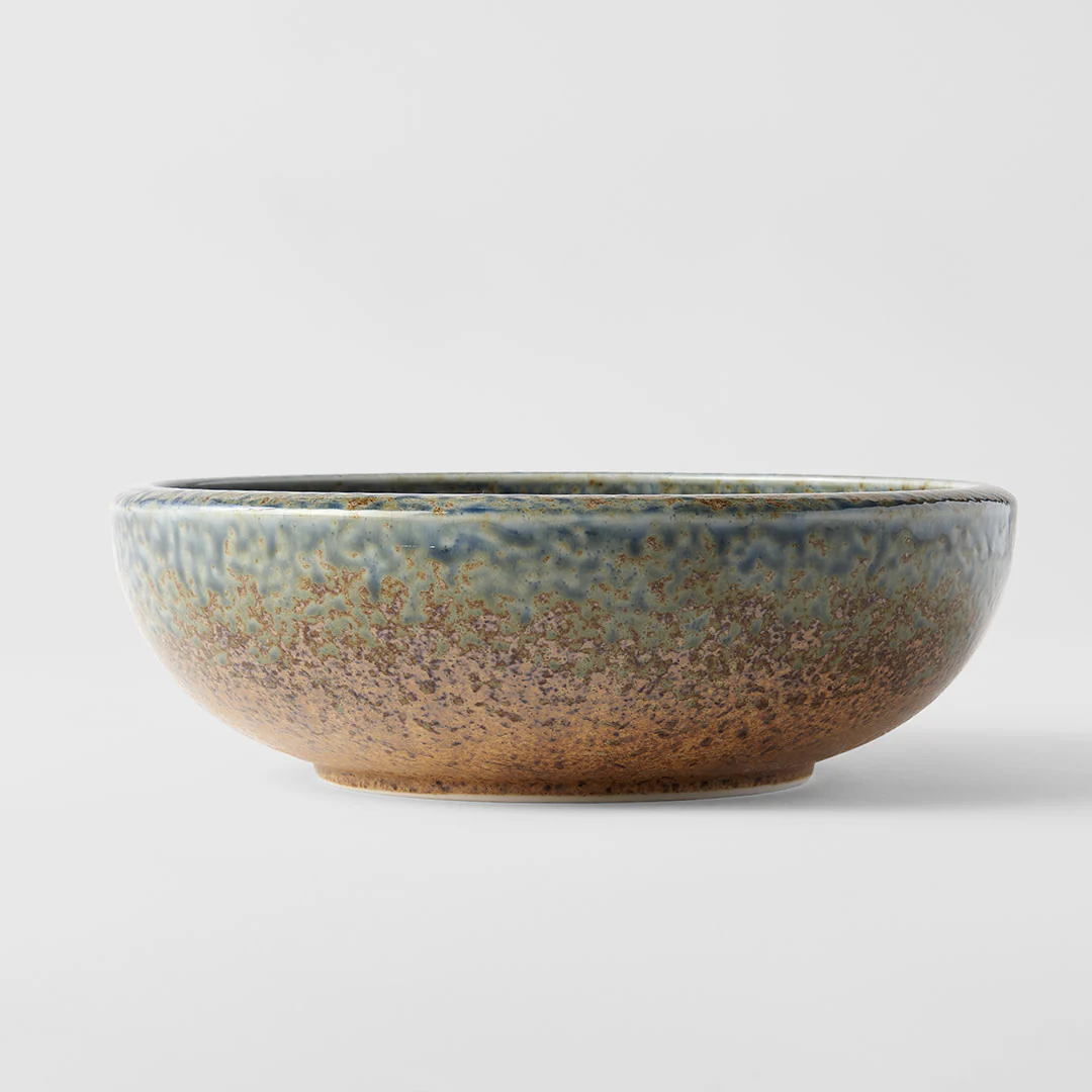 Earth & Sky thick open shallow bowl 23.7cm - Image 3